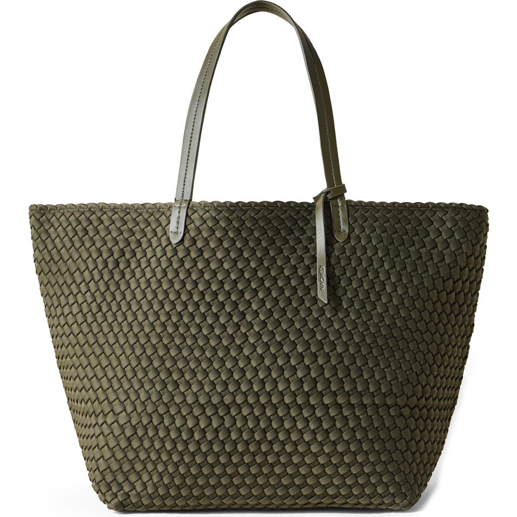 Naghedi Large Jet-setter Tote In Olive