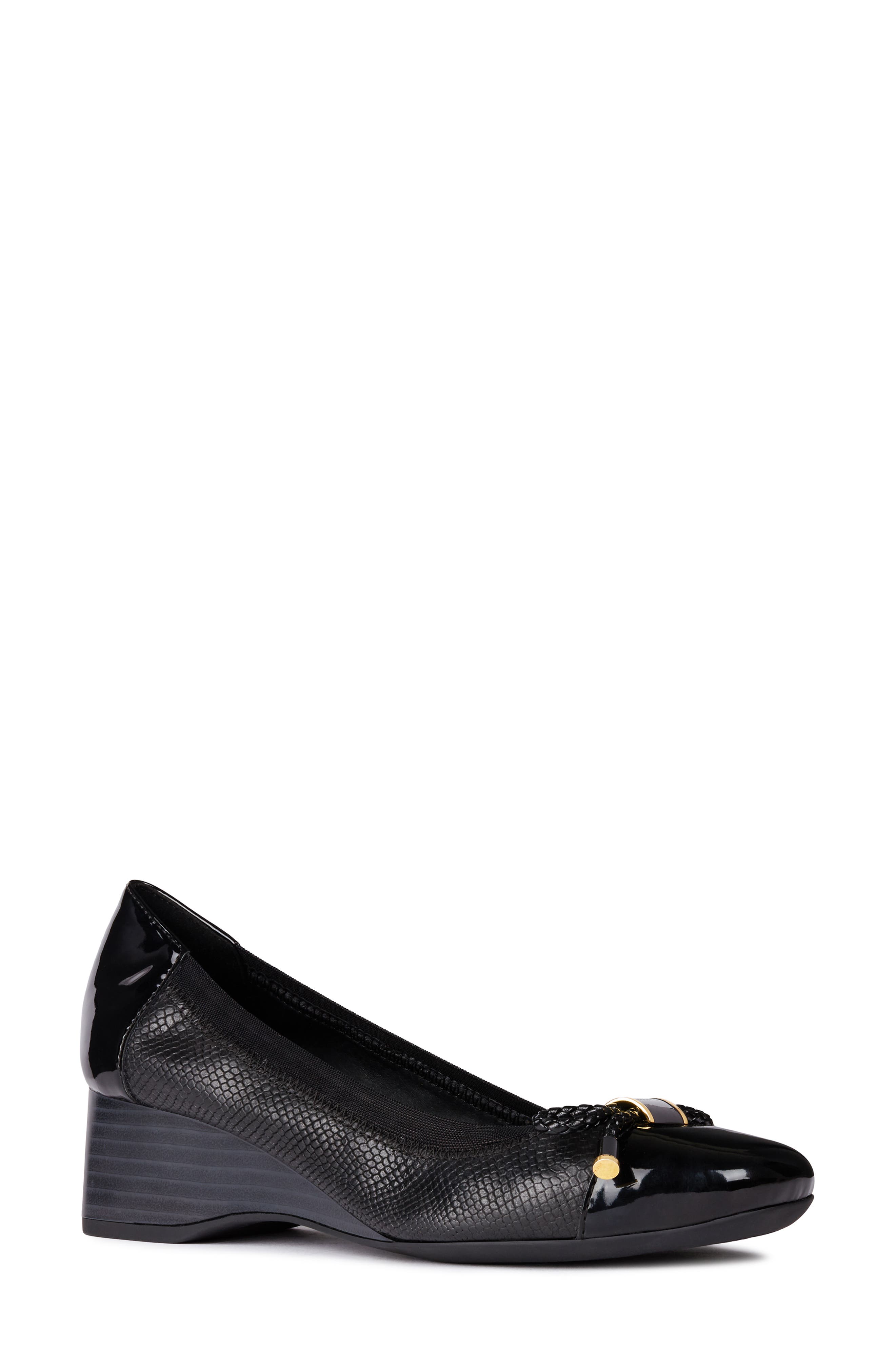 Geox Audalya Wedge Pump - Black