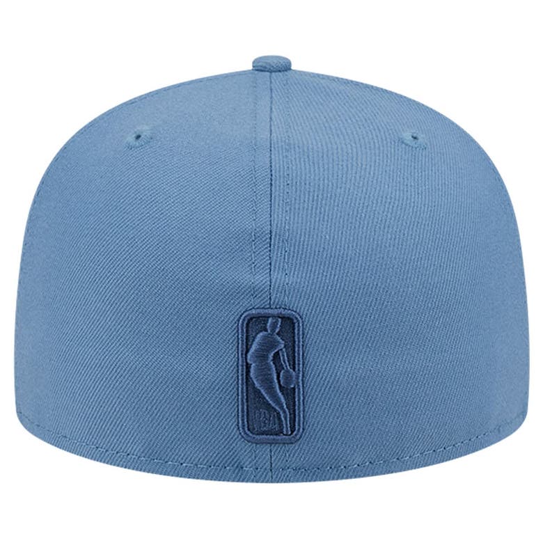 Shop New Era Blue Boston Celtics Color Pack Faded Tonal 59fifty Fitted Hat