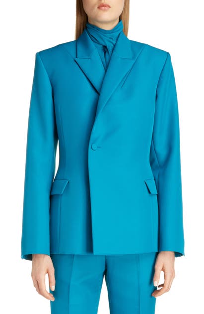BALENCIAGA TECH TWILL BLAZER,608201TGO10