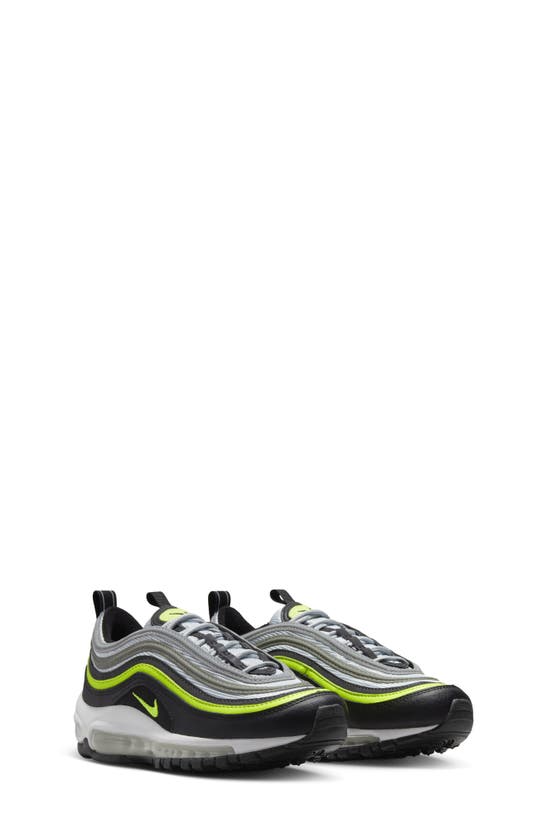 Nike Kids' Air Max 97 Sneaker In Platinum/ Black/ White/ Volt