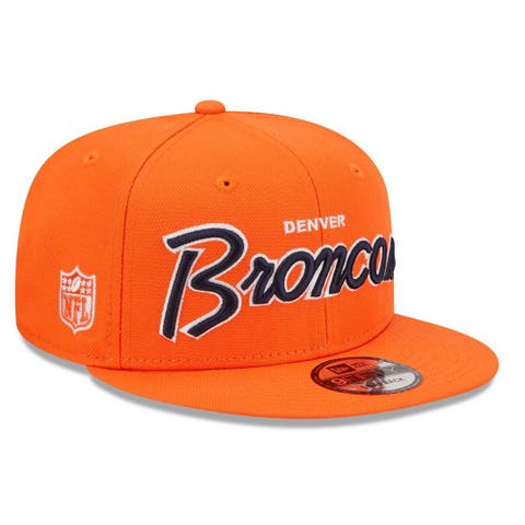 New Era Men's New Era Heather Gray/Orange Denver Broncos Striped