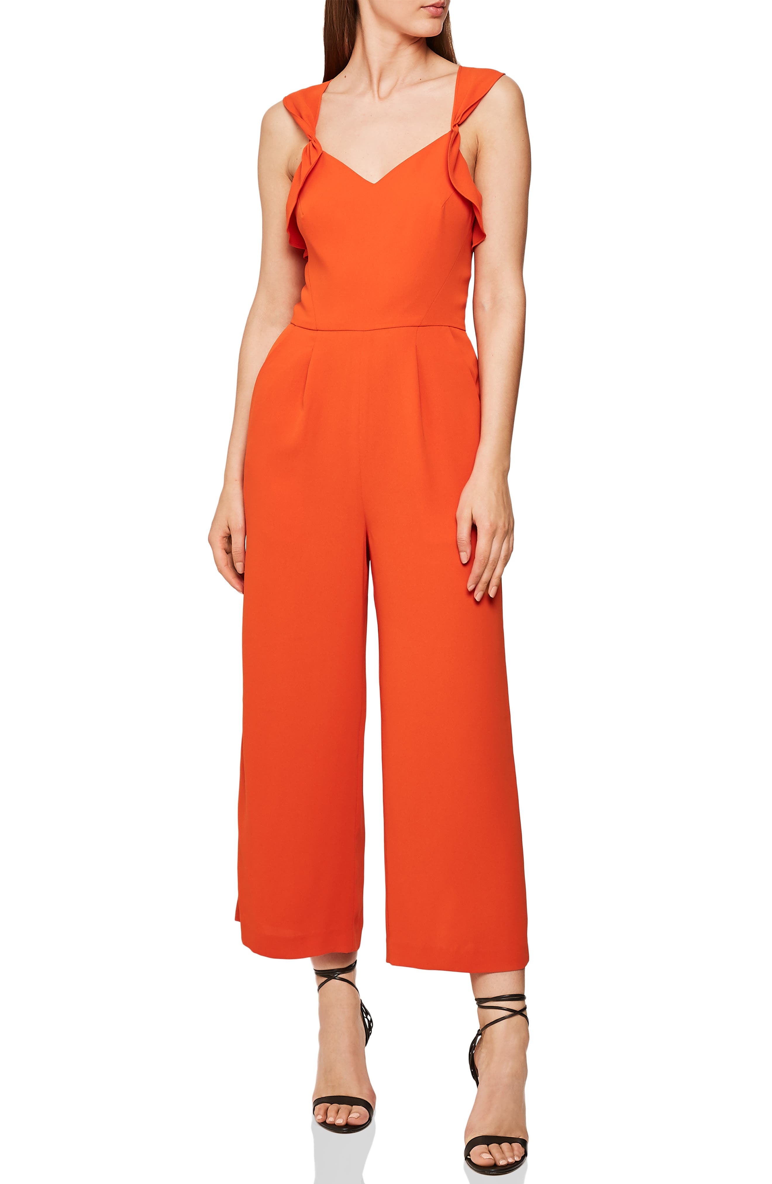 reiss orange jumpsuit