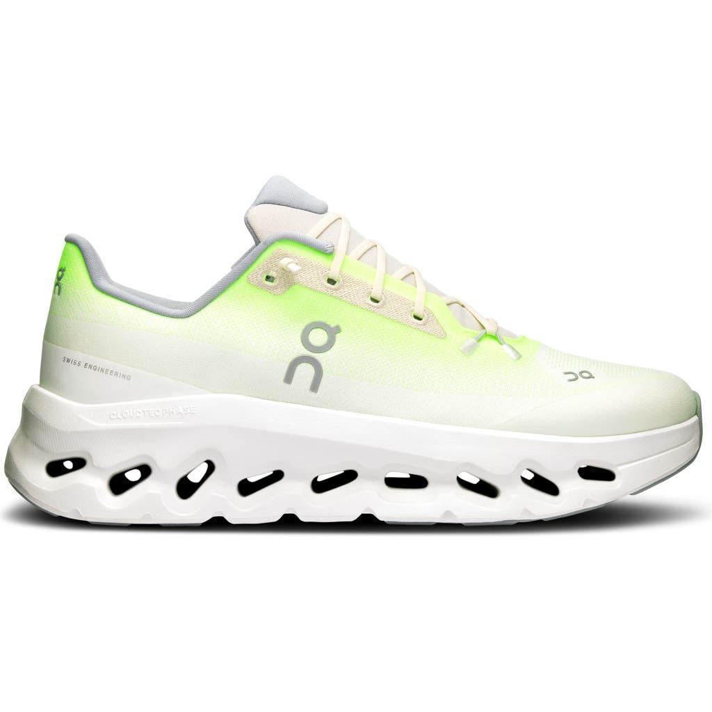 On Cloudtilt Running Shoe In Lime/ivory