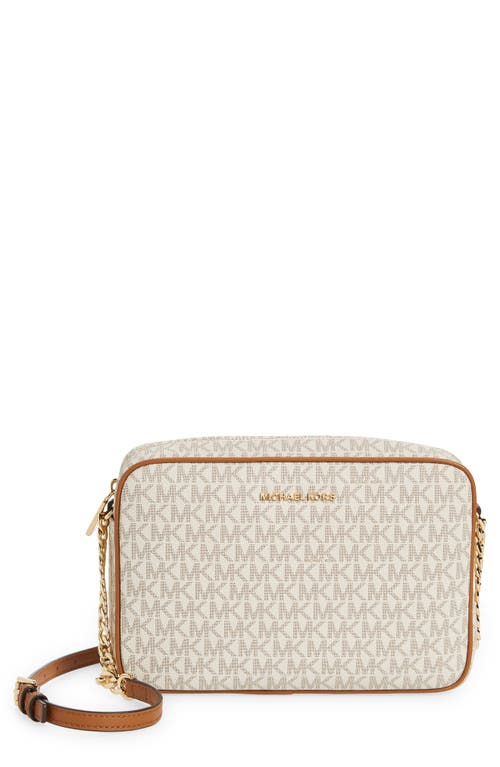 UPC 194900736449 product image for MICHAEL Michael Kors 'Large Jet Set' East/West Saffiano Crossbody Bag in Vanilla | upcitemdb.com