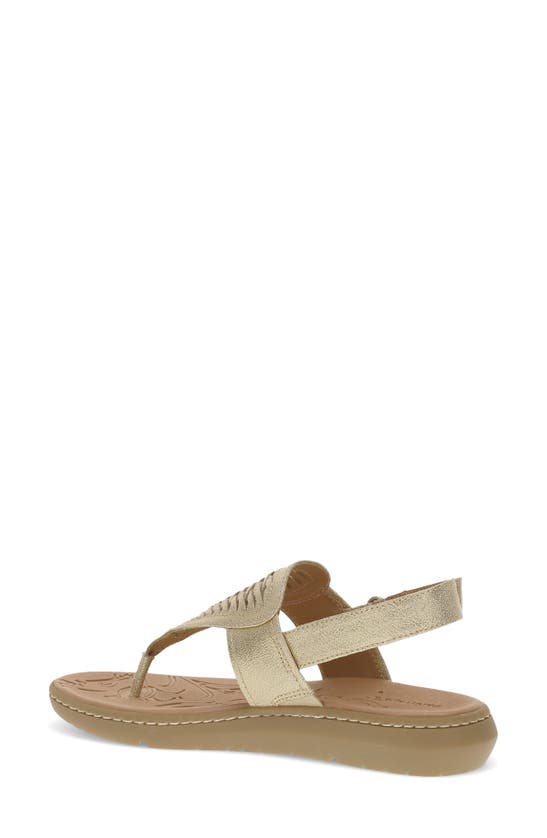 Baretraps Quincy T-strap Sandal In Old Gold
