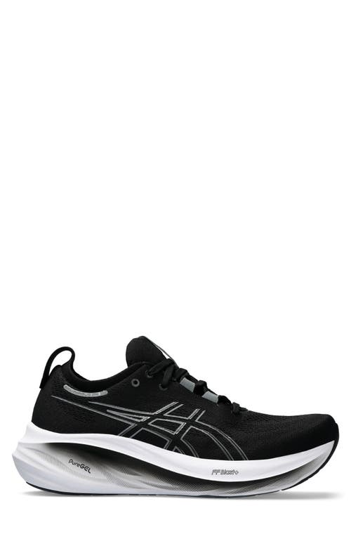 Asics ® Gel-nimbus® 26 Running Shoe In Black/graphite Grey