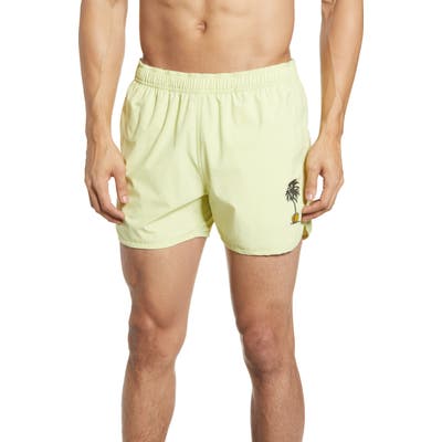Bonobos Throwpack Palm Tree Swim Trunks, Yellow