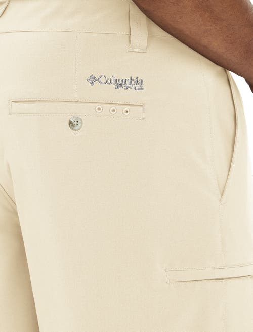 Shop Columbia Pfg Grander Marlin Ii Offshore Shorts In Fossil