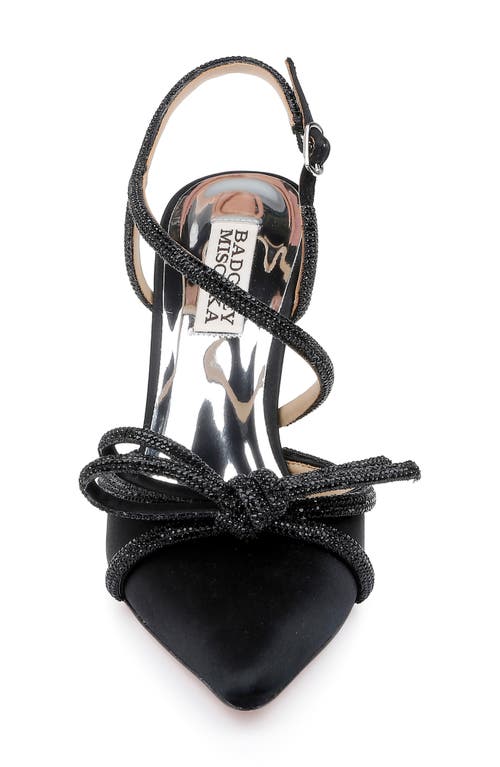 Badgley Mischka Elaine Pointed Toe Pump In Black