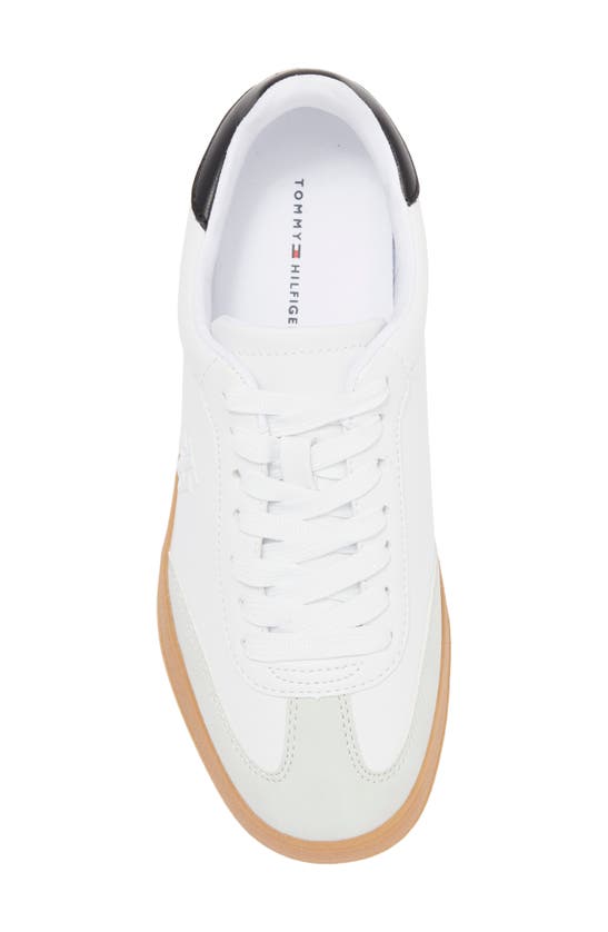 Shop Tommy Hilfiger Low Top Sneaker In Black White