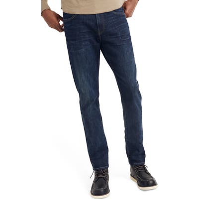 Madewell Straight Everyday Flex Jeans: Thermolite Edition, Blue