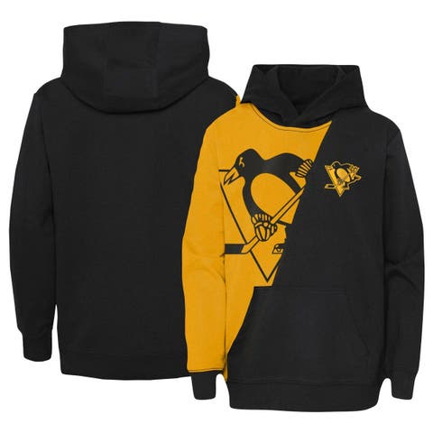Youth Black Pittsburgh Penguins Classic Blueliner Pullover Sweatshirt