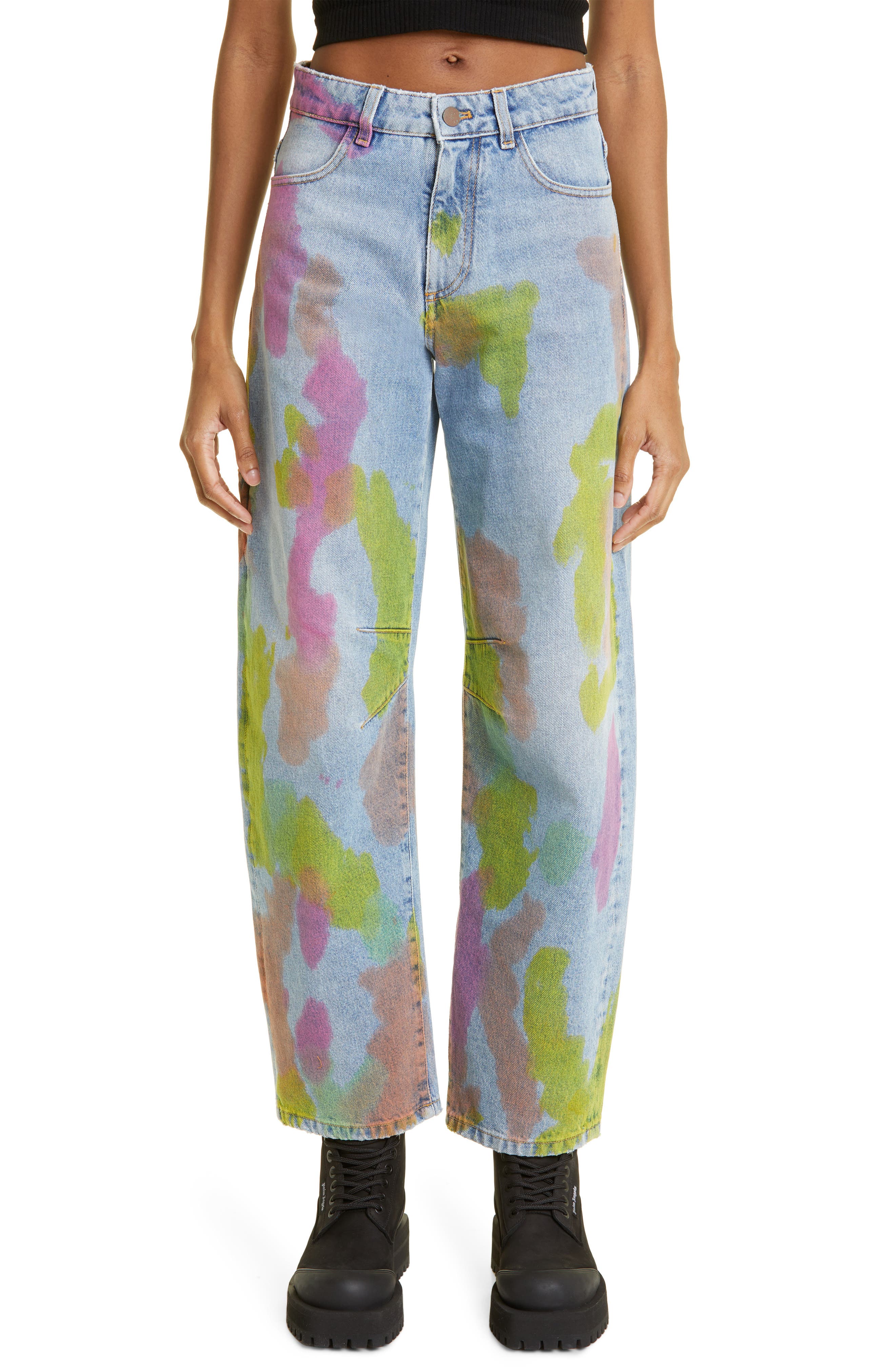 PALM ANGELS, Sky blue Women's Leggings