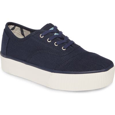 Toms Cordones Boardwalk Sneaker, Blue