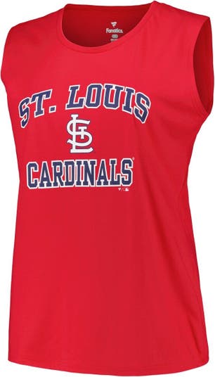 PROFILE Women's Profile Red St. Louis Cardinals Plus Size Tank Top