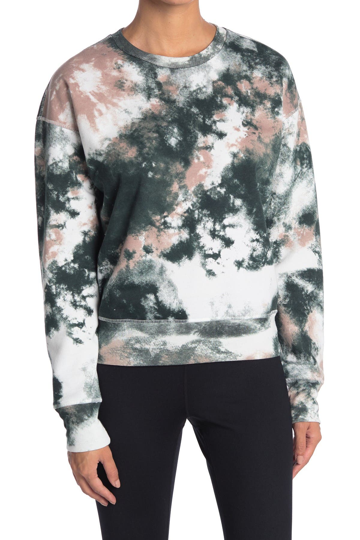 zella tie dye sweatshirt