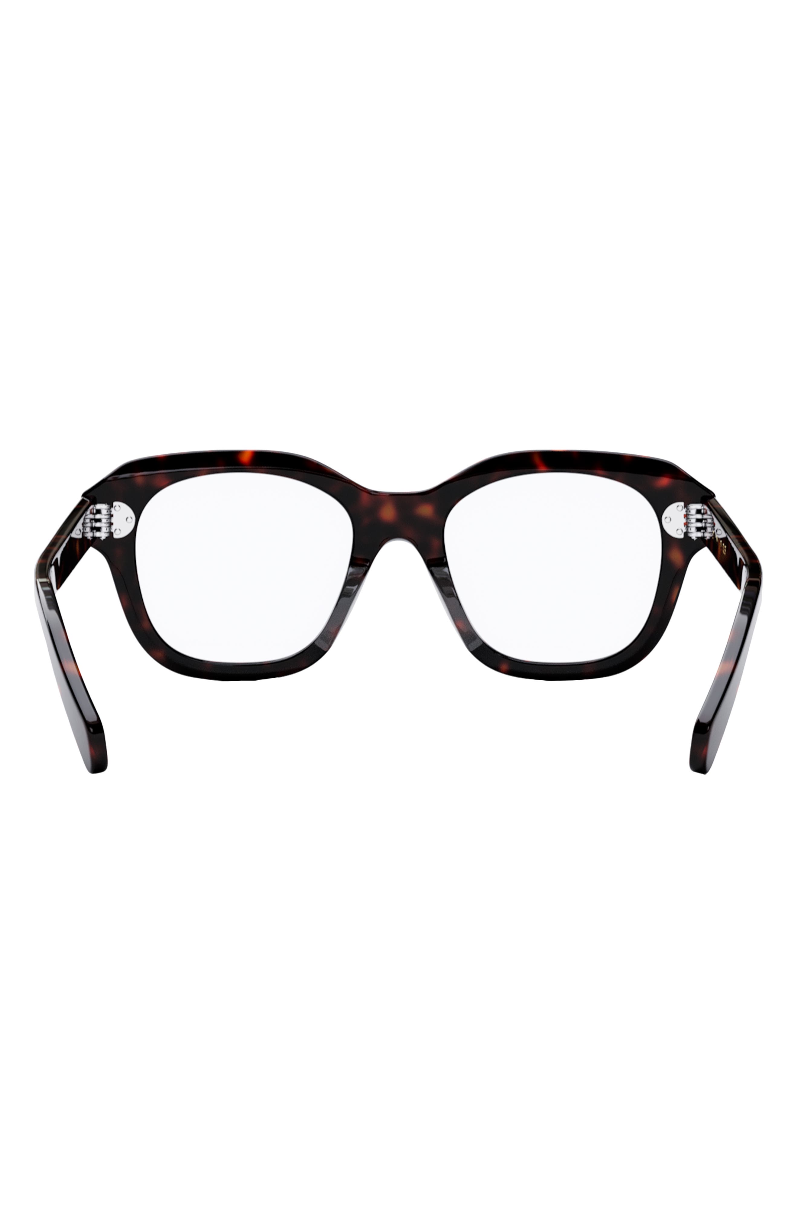 CELINE Bold 3 Dots 50mm Butterfly Optical Glasses Nordstrom