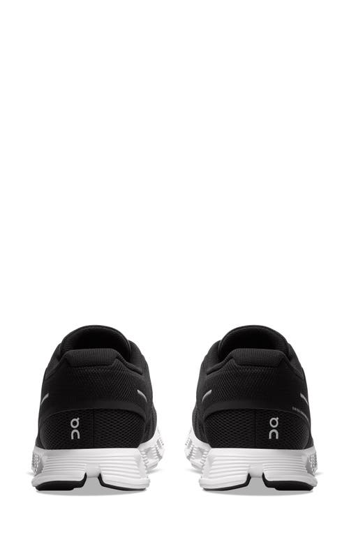 Shop On Cloud 5 Running Shoe In Black/white