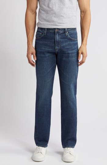 Ag Everett Slim Straight Leg Jeans In Stone Loon