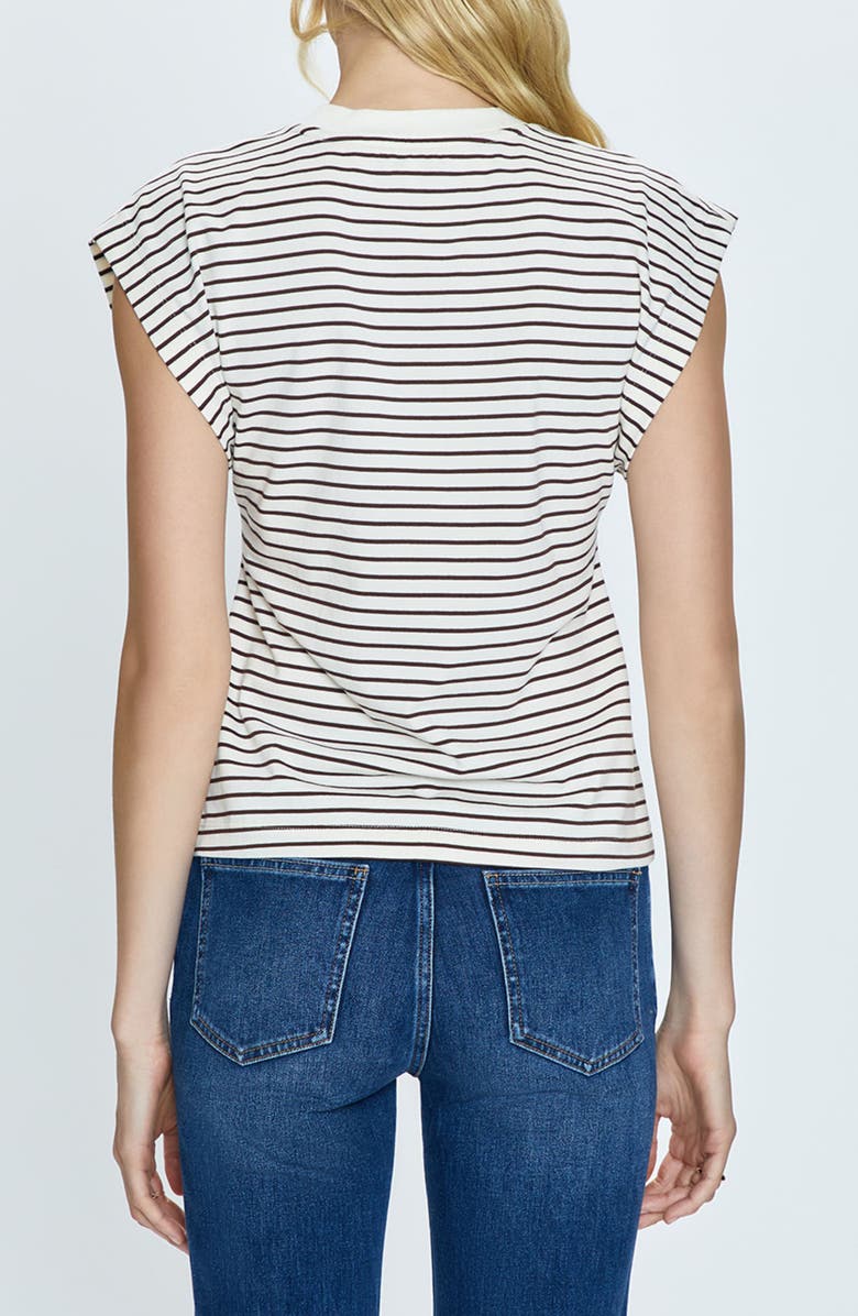 Pistola Marina Stripe Stretch Cotton T-Shirt, Alternate, color,