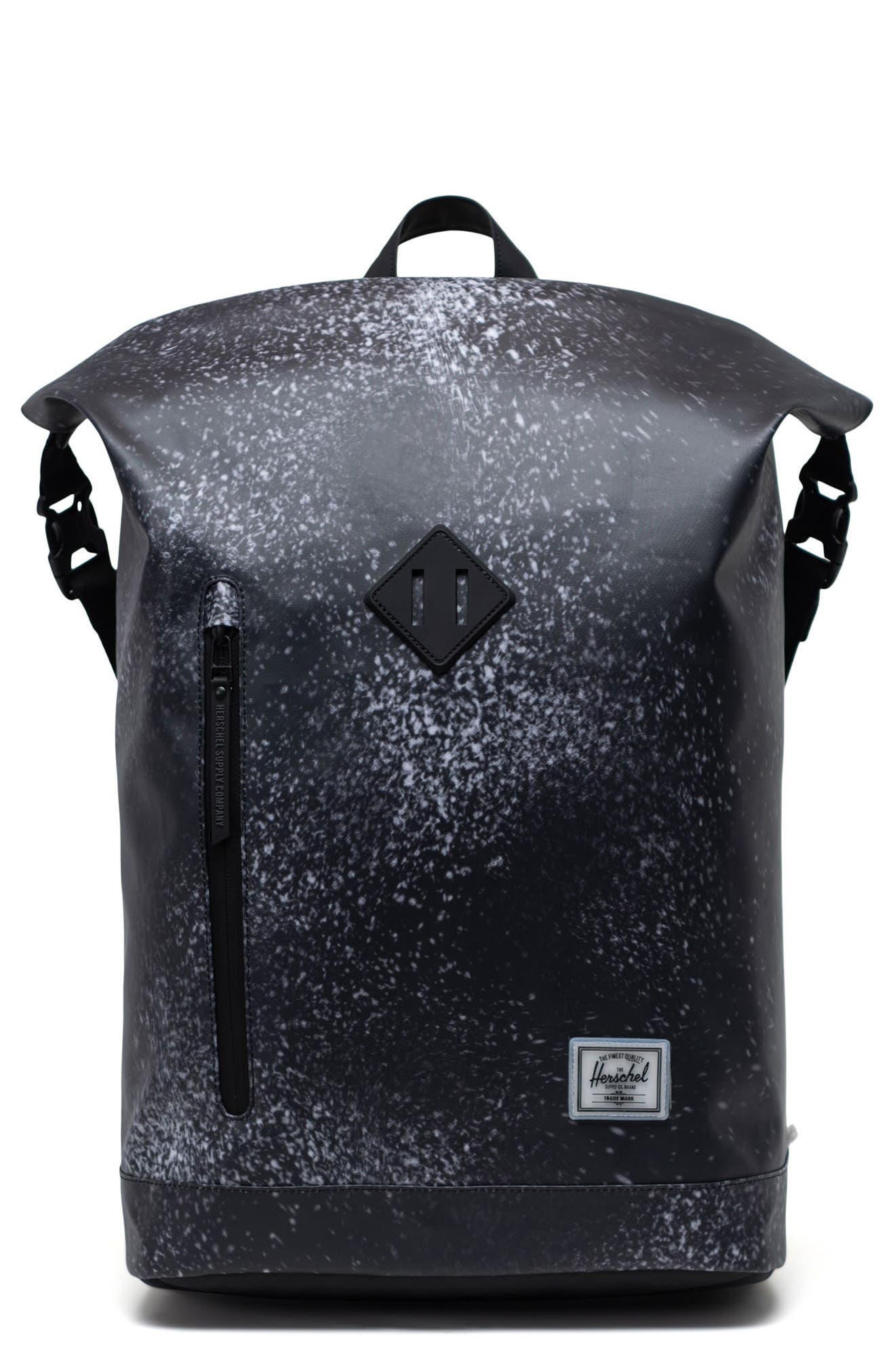 Herschel Supply Co. Roll Top Backpack in Spray Paint Distress 