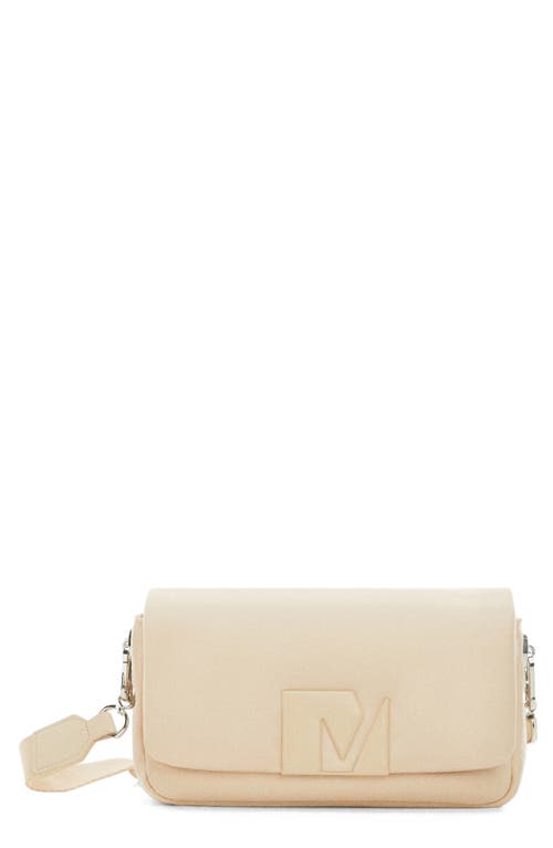 MANGO Logo Crossbody Bag in Off White at Nordstrom