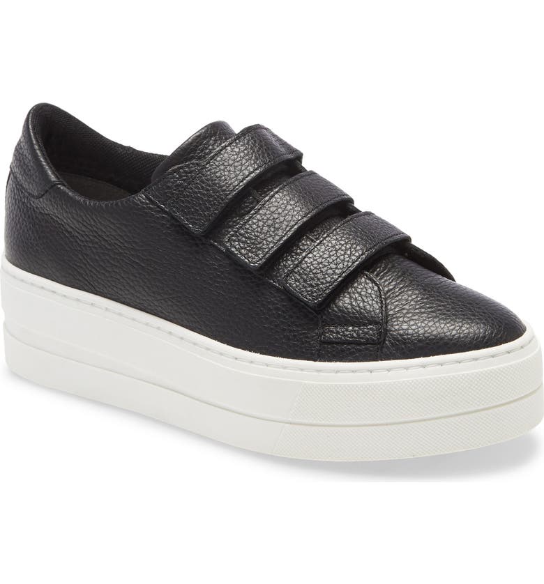 BOS. & CO. Magnus Platform Sneaker, Main, color, BLACK LEATHER