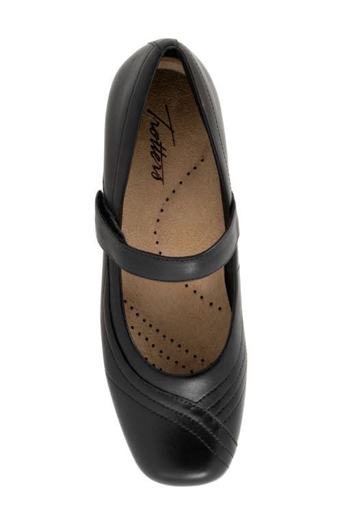 Trotters Sherese Mary Jane Flat In Black