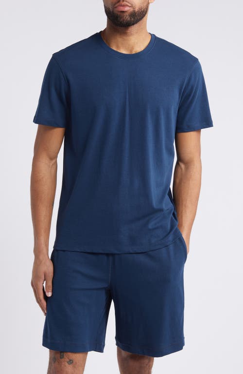 Crewneck Pajama T-Shirt in Dust Blue