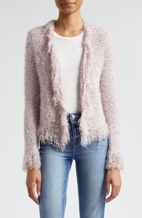 Knit Cardigan in Dusty Pink