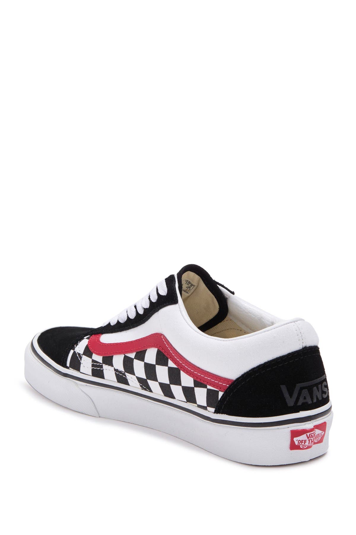 check lace up vans