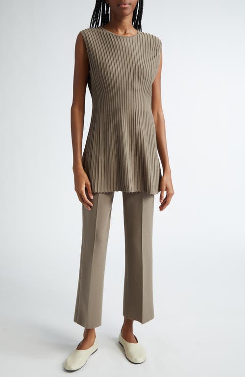 Lafayette 148 Foley Flared Leg Pants In Concrete