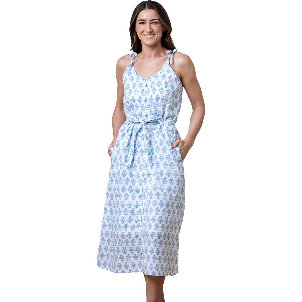 HOPE & HENRY ORGANIC BUTTON FRONT SUNDRESS