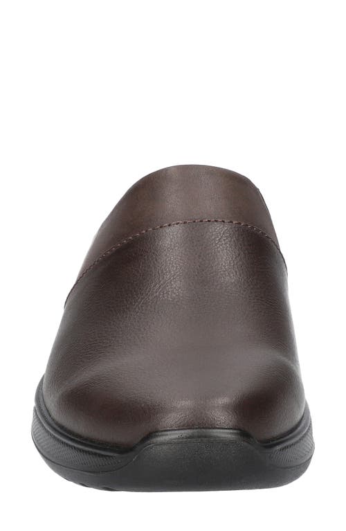 Easy Street Women's Janalee Comfort Mules Flats In Brown