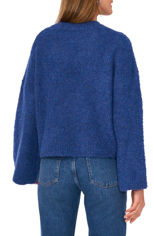 Shop Vince Camuto Crewneck Bell Sleeve Sweater In Bluebell