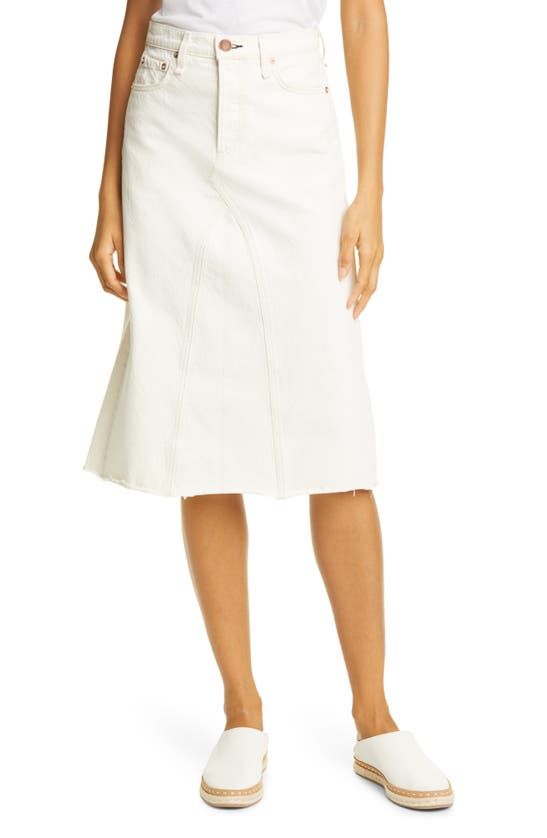 RAG & BONE A-LINE ORGANIC COTTON SKIRT