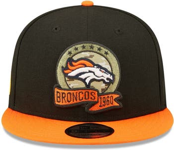 Denver Broncos New Era Youth 2023 Salute To Service 9FIFTY Snapback Hat -  Camo/Orange