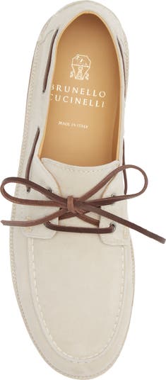 Brunello cucinelli 2025 boat shoes