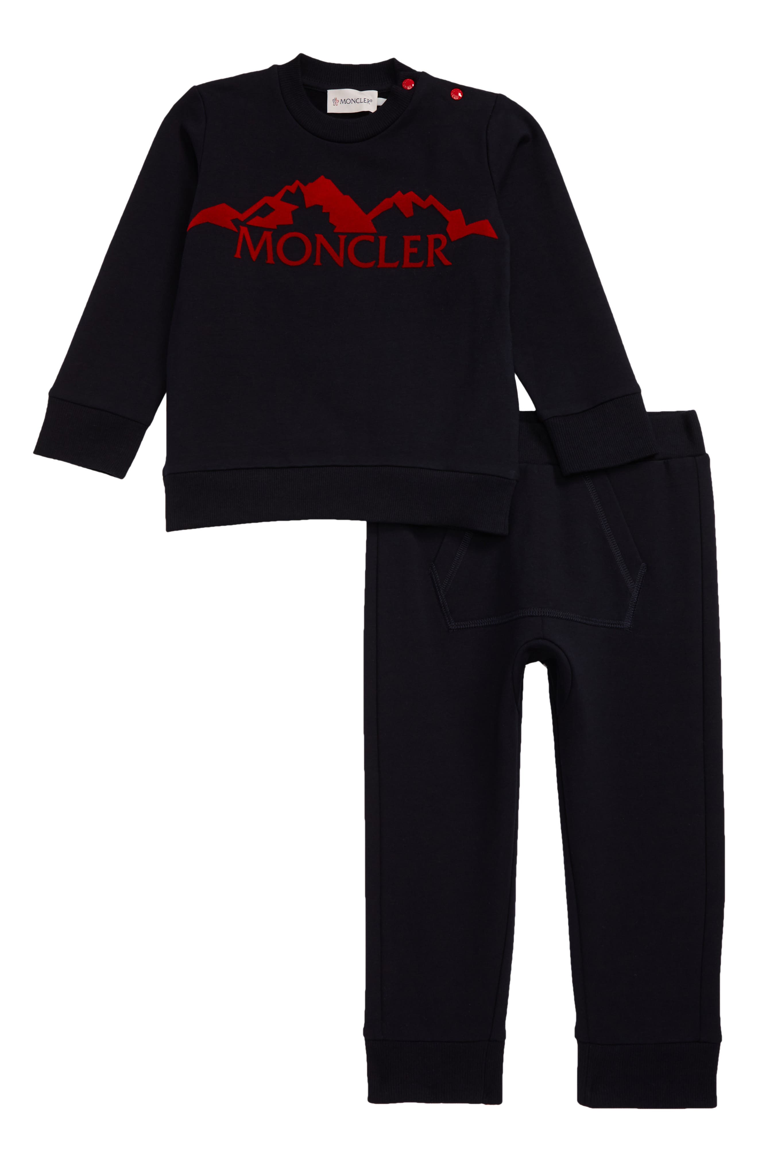 moncler navy sweatshirt
