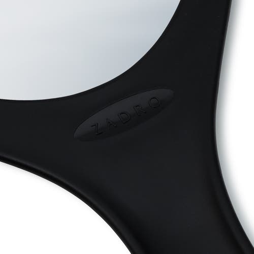 Zadro Xl Teardrop Handheld Mirror With Handle In Black
