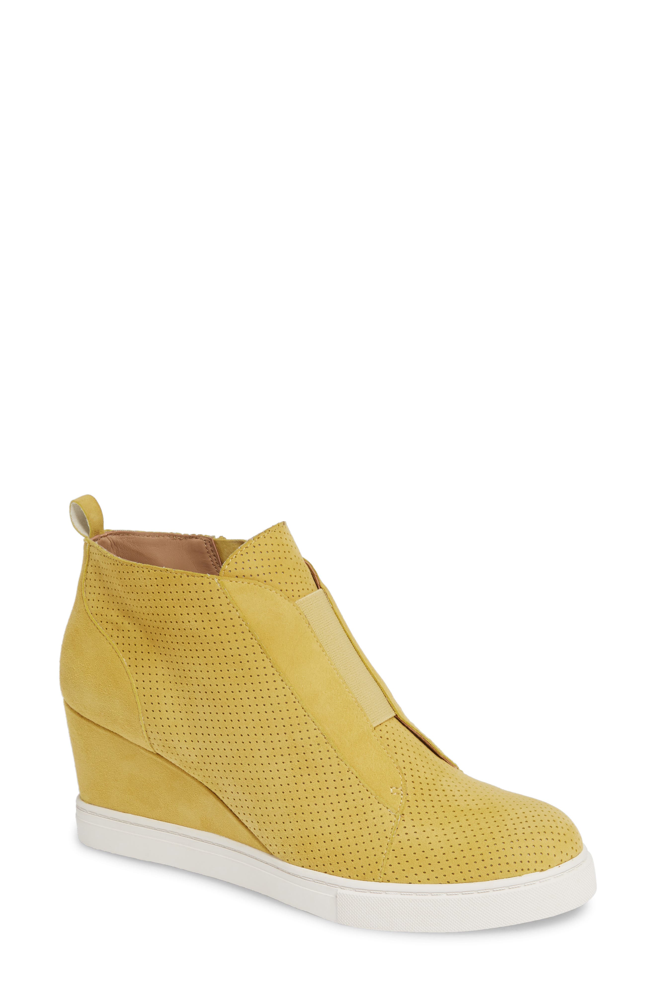 Linea Paolo Felicia Wedge Bootie- Yellow