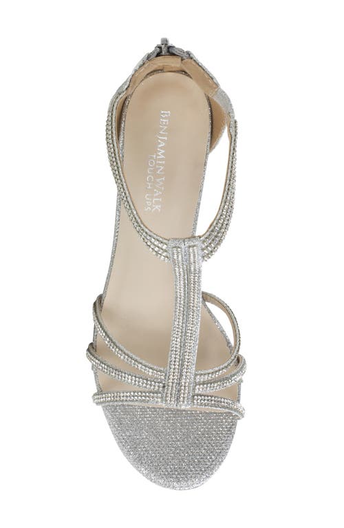 Shop Touch Ups Gabriella Shimmer Rhinestone Sandal In Silver