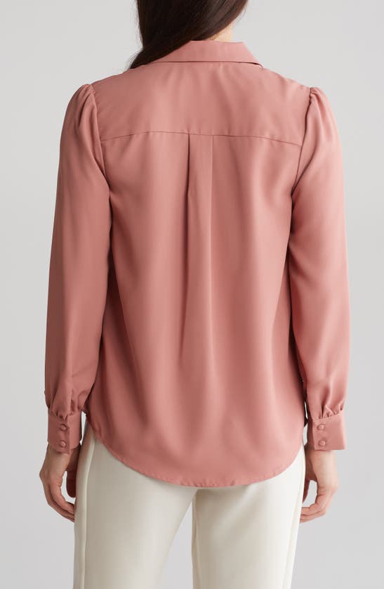 By Design Halo Shirt In Ash Rose