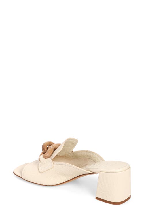 Pedro Garcia Umita Slide Sandal In Ivory Petitgrain
