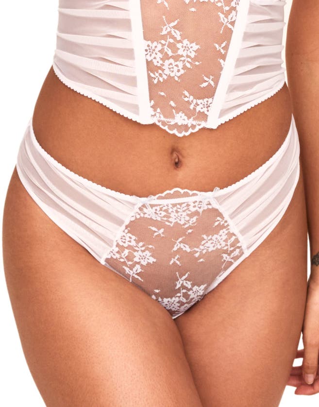 Shop Adore Me Avara High Cut Panties In White