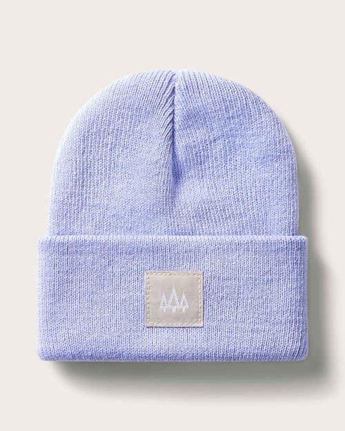 Hemlock Beacon Baby Beanie In Lavender