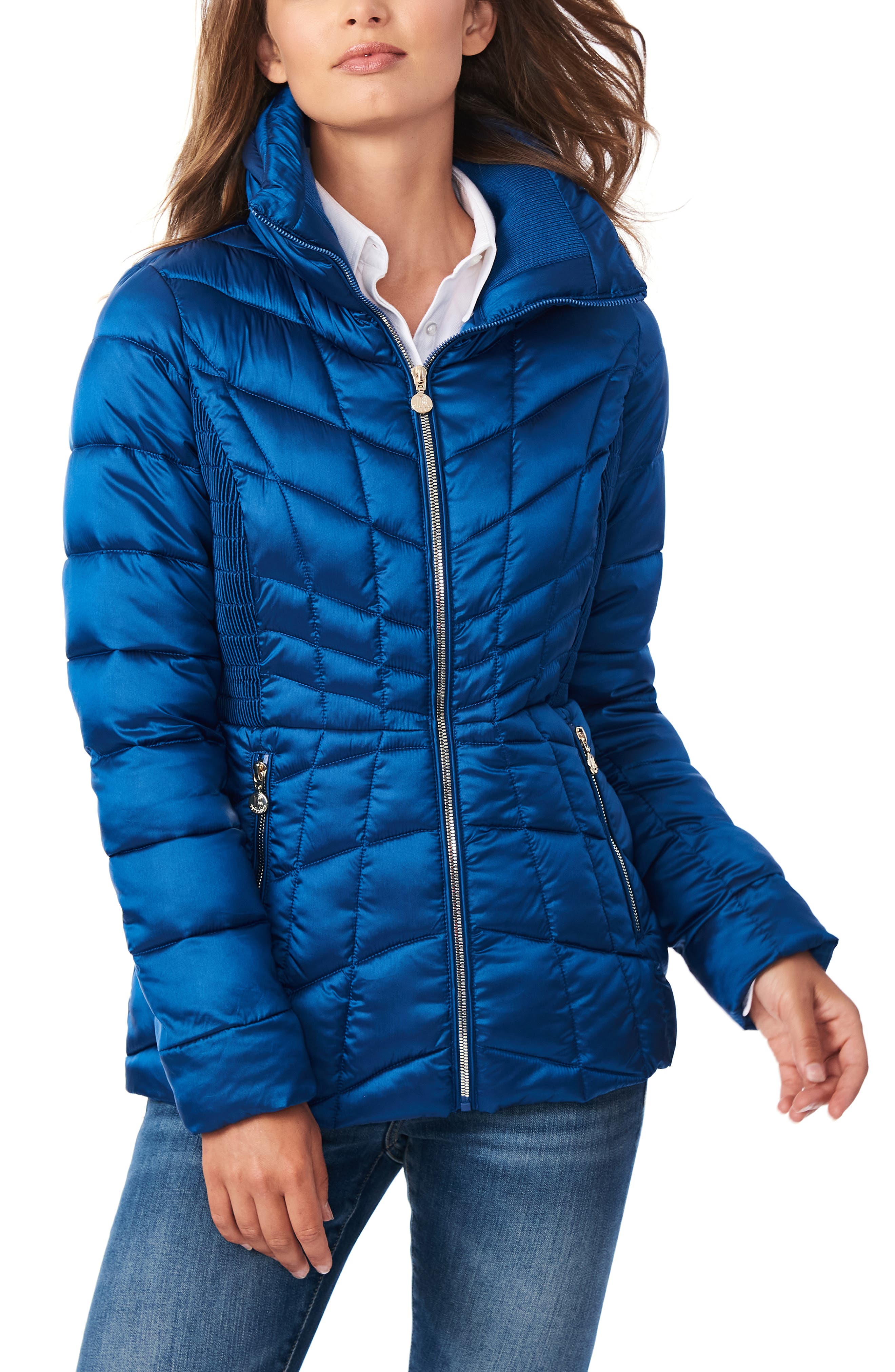 bernardo plus size packable puffer coat