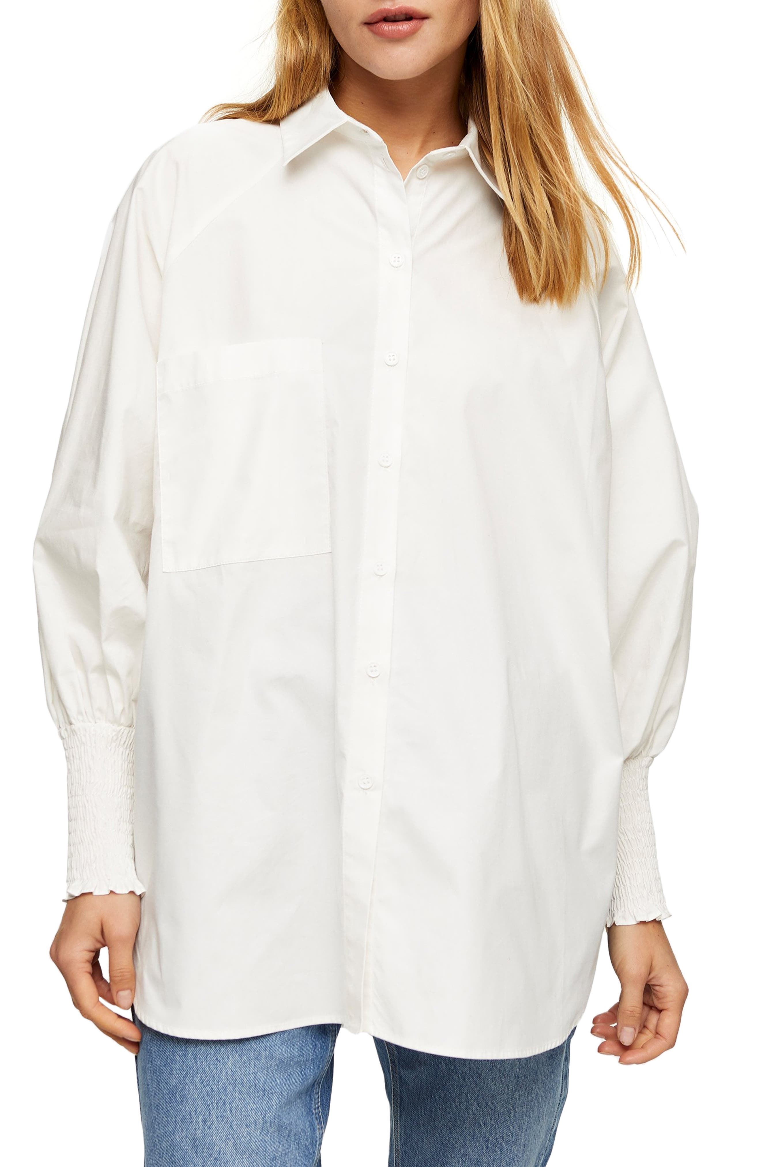 oversized button up shirt womens