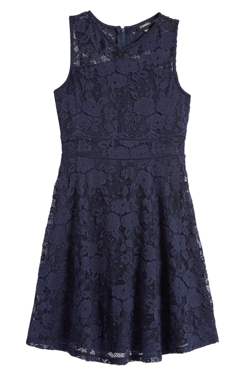 Zunie Kids' Lace Fit & Flare Dress | Nordstrom